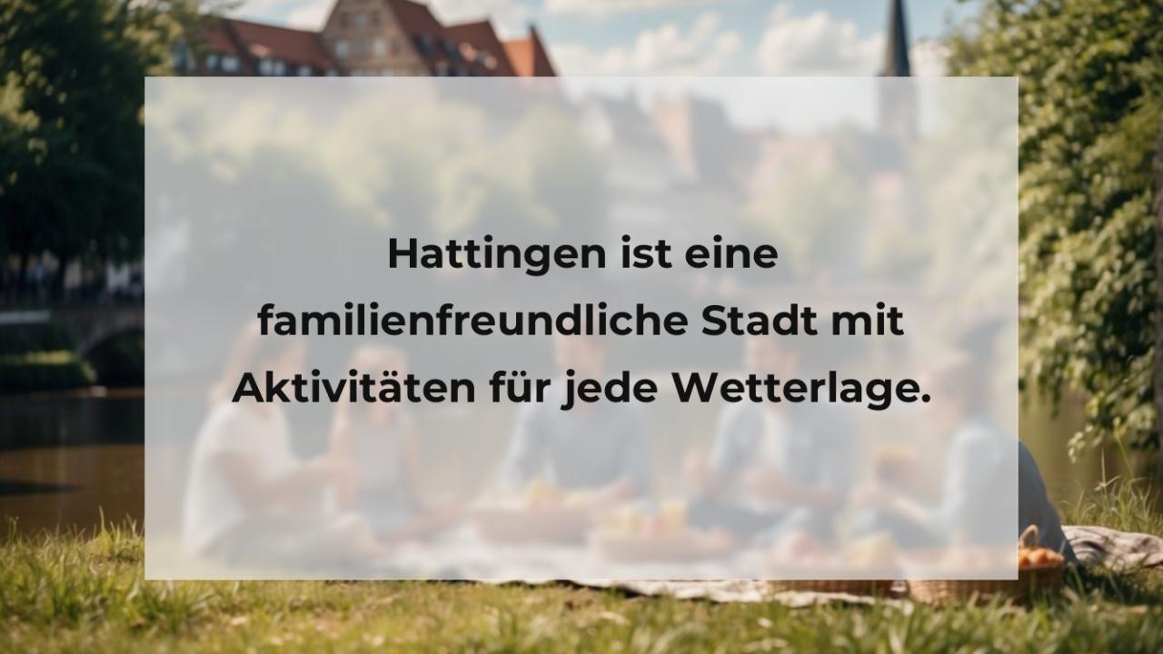 Hattingen ist eine familienfreundliche Stadt mit Aktivitäten für jede Wetterlage.
