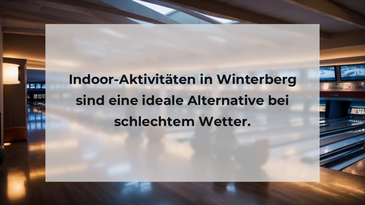 Indoor-Aktivitäten in Winterberg sind eine ideale Alternative bei schlechtem Wetter.