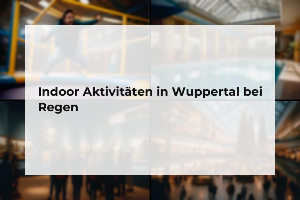 Indoor Aktivitäten Wuppertal