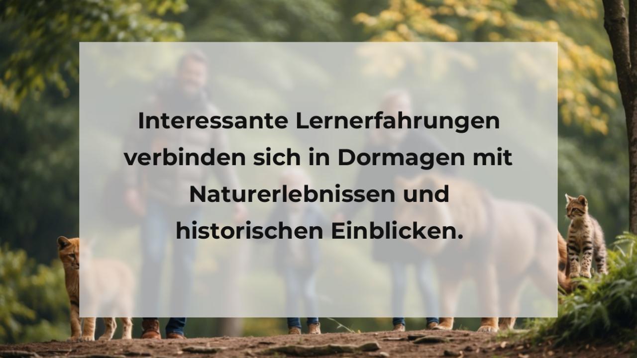 Interessante Lernerfahrungen verbinden sich in Dormagen mit Naturerlebnissen und historischen Einblicken.