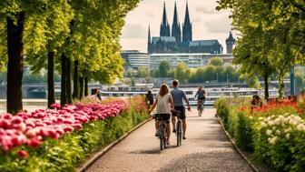 koeln rhein spazieren entdecken sie die schoensten perspektiven entlang des rheins