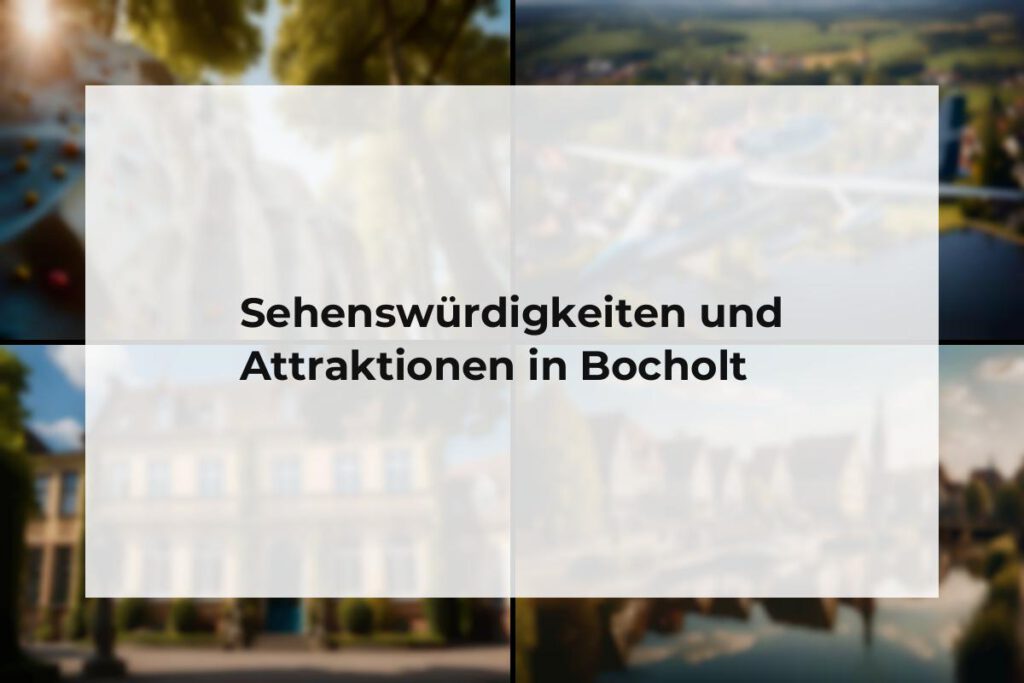 Sehenswürdigkeiten und Attraktionen Bocholt