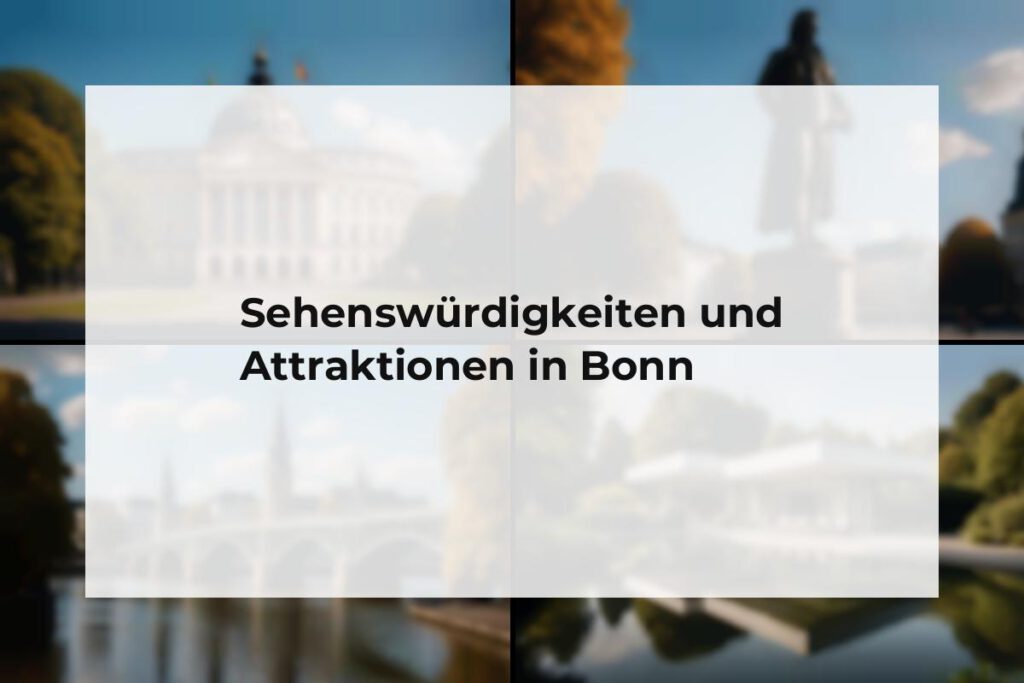 Sehenswürdigkeiten und Attraktionen Bonn