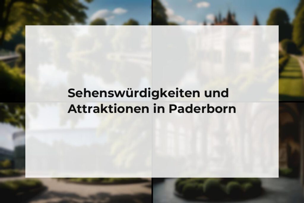 Sehenswürdigkeiten und Attraktionen Paderborn