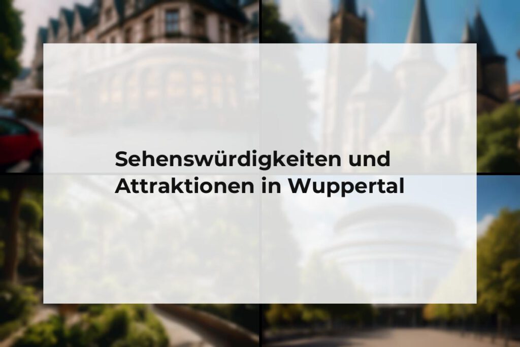 Sehenswürdigkeiten und Attraktionen Wuppertal