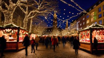 weihnachtsmarkt duesseldorf koe festliche stimmung und zauberhafte lichter auf der koenigsallee